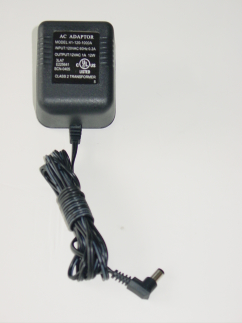 NEW 41-120-1000A AC Adapter 12VAC 1A 1000mA 411201000A